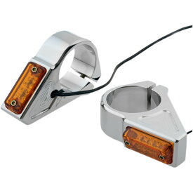 【USA在庫あり】 ジョーカーマシン Joker Machine LEDウインカー 直角フォークマウント 41mm クローム 2020-1452 HD店