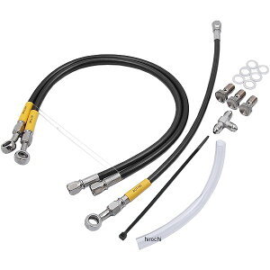 グッドリッジ ビルドアライン フロント ブレーキホースキット T2タイプ 92年-07年 ゼファー1100、RS ステンレス/スモーク 20671033S HD店