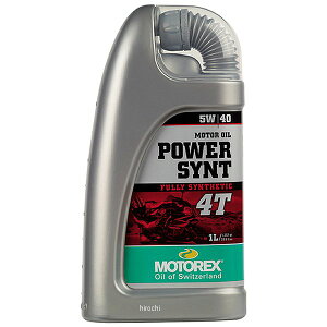 y[J[݌ɂz gbNX MOTOREX POWER SYNT 4T 5W-40 4TCNIC 1L 97782 HDX