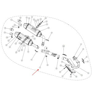 AN|rb` AKRAPOVIC NpCv 14Nȍ~ CRF250R XeX L-H2MR01 HDX