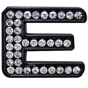 【メーカー在庫あり】 マッドマックス MAD MAX 立体クリスタルエンブレム アルファベットE 黒 O98-2005-E HD店