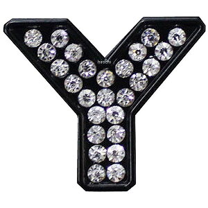 【メーカー在庫あり】 マッドマックス MAD MAX 立体クリスタルエンブレム アルファベットY 黒 O98-2005-Y HD店