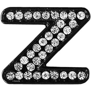 【メーカー在庫あり】 マッドマックス MAD MAX 立体クリスタルエンブレム アルファベットZ 黒 O98-2005-Z HD店