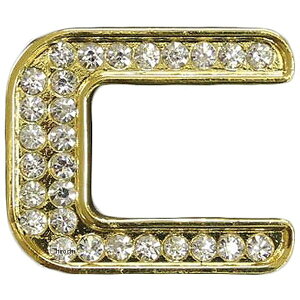 【メーカー在庫あり】 マッドマックス MAD MAX 立体クリスタルエンブレム アルファベットC ゴールド O98-2006-C HD店