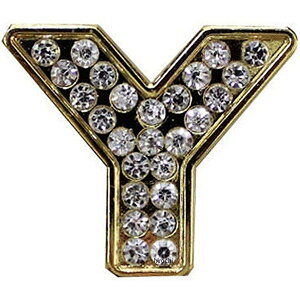 【メーカー在庫あり】 マッドマックス MAD MAX 立体クリスタルエンブレム アルファベットY ゴールド O98-2006-Y HD店