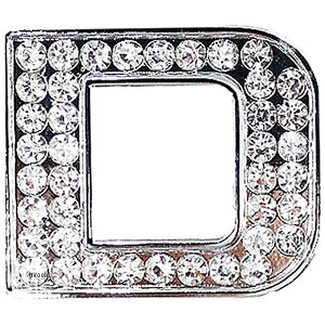 【メーカー在庫あり】 マッドマックス MAD MAX 立体クリスタルエンブレム アルファベットD シルバー O98-2007-D HD店