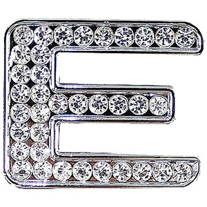 【メーカー在庫あり】 マッドマックス MAD MAX 立体クリスタルエンブレム アルファベットE シルバー O98-2007-E HD店