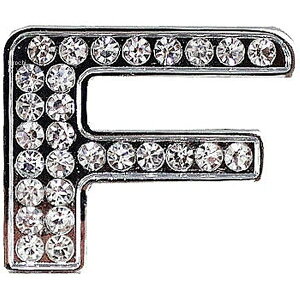 【メーカー在庫あり】 マッドマックス MAD MAX 立体クリスタルエンブレム アルファベットF シルバー O98-2007-F HD店