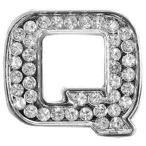 【メーカー在庫あり】 マッドマックス MAD MAX 立体クリスタルエンブレム アルファベットQ シルバー O98-2007-Q HD店