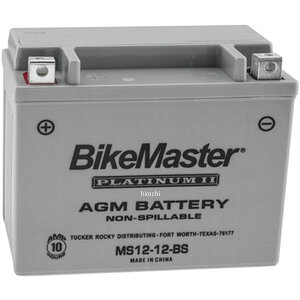 �yUSA�݌ɂ���z �o�C�N�}�X�^�[ BikeMaster AGM �o�b�e���[ YTX12-BS�݊� bkm780708 HD�X