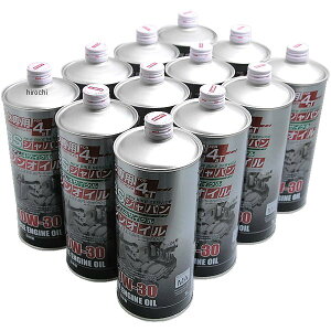 【メーカー在庫あり】 NBS バイクパーツセンター 4サイクルエンジンオイル グリセード 10W-30 1L 12本入 881002 HD店