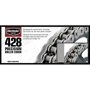 �yUSA�݌ɂ���z �o�C�N�}�X�^�[ BikeMaster �`�F�[�� 428 �i�`������ 92L �N���b�v bkm197535 HD�X