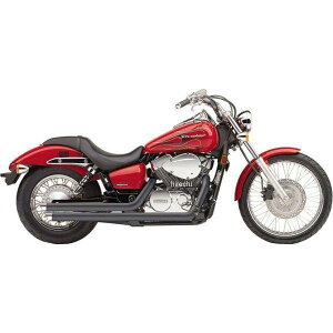 【USA在庫あり】 コブラ COBRA フルエキゾースト ストリートロッド スラッシュダウン 07年-17年 シャドウ VT750C、VT750C2 黒 1810-1940 HD店