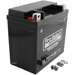【メーカー在庫あり】 プロセレクト PROSELECT バイク用 バッテリー ジェルタイプ GL-PTX14-BS YTX14-BS互換 (液入り充電済み) PSB109 HD店