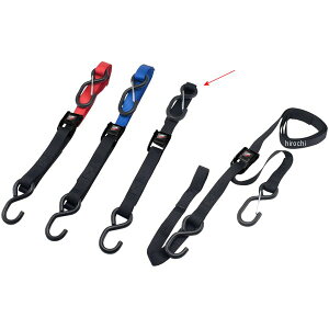 【メーカー在庫あり】 ディーアールシー DRC タイダウンベルト T2カムバックル 黒 D36-05-420 HD店