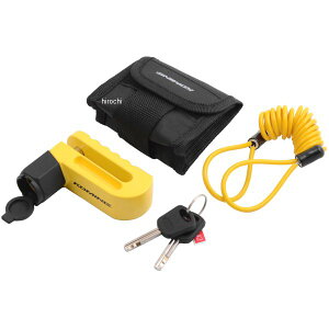 【即納】 LK-114コミネ KOMINE リマインダー ディスクロック イエロー 4560163754654 HD店