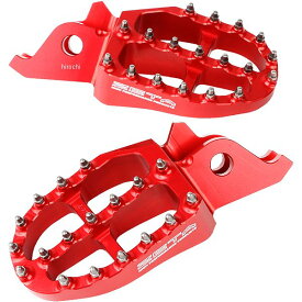 【メーカー在庫あり】 ジータ ZETA アルミニウムフットペグ 02年-17年 CRF450、CRF250、CRF150、CRF150 赤 ZE93-1022 HD店