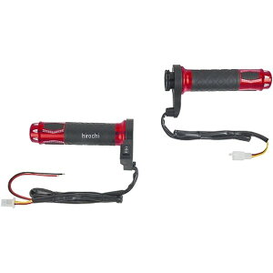 【メーカー在庫あり】 NBS バイクパーツセンター カスタムタイプグリップヒーター 22mm 汎用 赤 903391 HD店