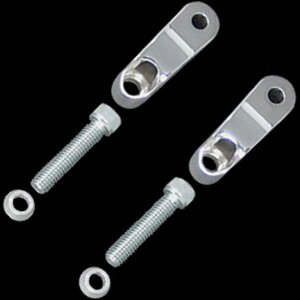 【メーカー在庫あり】 ネオファクトリー 10mmスタッド ウインカーステー キット クローム 39mmフォーク用 左右ペア 016551 HD店