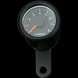 【メーカー在庫あり】 ネオファクトリー 48mm アジャスタブルタコメーター ブラック 黒盤 橙光 010887 HD店