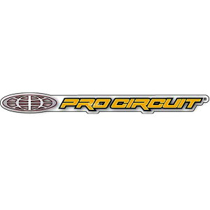 【メーカー在庫あり】 ファクトリーFX FACTORY EFFEX レーシングステッカー PRO-CIRCUIT 21cm 1枚入り FX04-2694-1 HD店