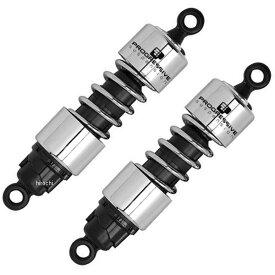 【USA在庫あり】 プログレッシブ PROGRESSIVE ショック 標準硬さ 412 XL/FXR 11インチ クローム pgr412-4005C HD店