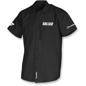 【USA在庫あり】 スロットルスレッド Throttle Threads ショップシャツ Vance & Hines 黒 Mサイズ 3040-0491 HD店