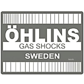 オーリンズ OHLINS レトロステッカー 63x47mm 白 11221-05 HD店