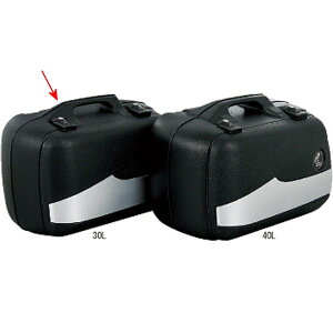 【メーカー在庫あり】 ヘプコアンドベッカー HEPCO&BECKER JUNIOR FLASH サイドケース 30L ブラック/シルバー 左右ペア 610233 00 09 HD店