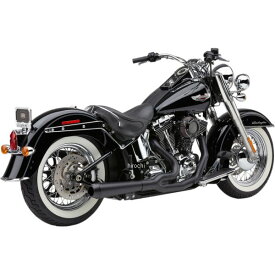 【USA在庫あり】 コブラ COBRA EXHAUST ED 86年-06年 ソフテイル 黒 1800-2289 HD店