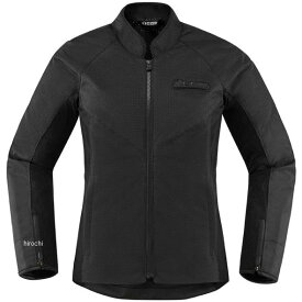 アイコン ICON 春夏モデル ジャケット HOOLIGAN レディース PERFORATED 黒 Lサイズ 2822-1332 HD店