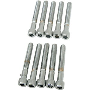 �yUSA�݌ɂ���z DRAG �Z�p���t���{�^���{���g 1/4-20 x 1.75�C���`(44mm) �N���[��/���[���b�g (10����) DS-190540 HD�X