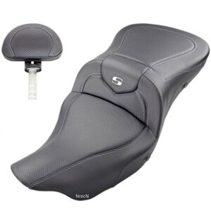 �yUSA�݌ɂ���z 808-07B-186BRHC �T�h������ Saddlemen �V�[�g ���[�`���M �p�b�N���X�g�t�� �J�[�{�� 0801-1192 HD�X