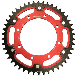 【メーカー在庫あり】 スーパースプロックス SUPERSPROX リアスプロケット ステルス 487-46T 赤 RST-487:46-RED HD店