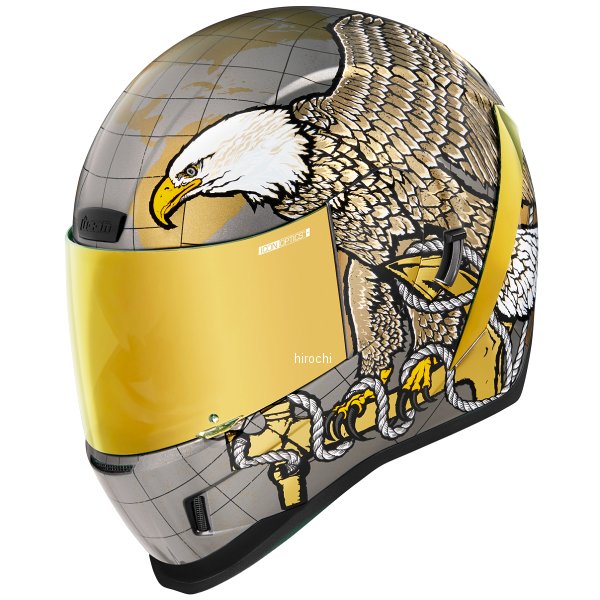 AIRFORM フルフェイスヘルメット ICON アイコン SEMPER HD店 0101-13663 XSサイズ ゴールド FI ヘルメット