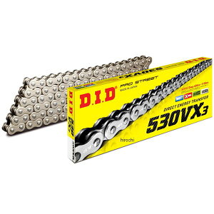 DID �哯�H�� �`�F�[�� 530VX3 VX�V���[�Y X�����O �V���o�[ 132L �J�V�� 4525516462778 HD�X