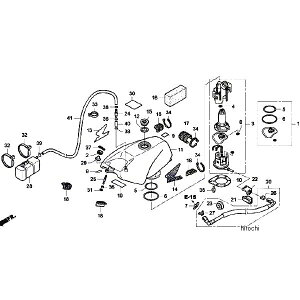 �z���_���[�V���O HRC ���o�[,F�^���N�}�E���gB 17528-NF4-000 HD�X