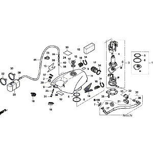 �z���_���[�V���O HRC �^���N,�L���b�` 19130-NX5-770 HD�X