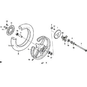 �z���_���[�V���O HRC �@�x�A�����O6904U 91052-NF4-000 HD�X