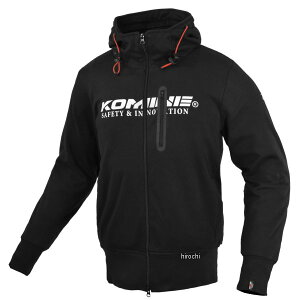 【メーカー在庫あり】 コミネ KOMINE 秋冬モデル プロテクトKVパーカー コミネブラック Mサイズ JK-604 HD店