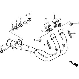 ホンダレーシング HRC PIPE COMP, EXHAUST 18150-K64-R00 HD店