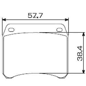 �G�[�s�[���[�V���O AP RACING �u���[�L�p�b�h CP2696�ACP3696�ACP2966�ACP3697�p �J�[�{�����^�� CP2195D38MTR HD�X