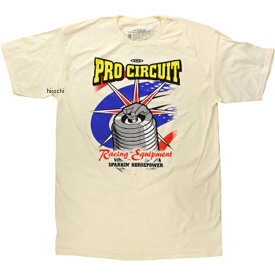 【USA在庫あり】 プロサーキット PRO CIRCUIT Tシャツ Spark Plug クリーム Sサイズ 3030-19964 HD店