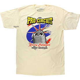【USA在庫あり】 プロサーキット PRO CIRCUIT Tシャツ Spark Plug クリーム Lサイズ 3030-19966 HD店