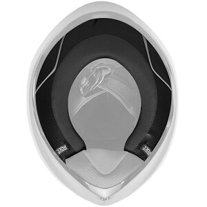 【メーカー在庫あり】 エージーブイ AGV チークパッド アジアンフィット K6用 黒/グレー XLサイズ KIT63003001-XL HD店