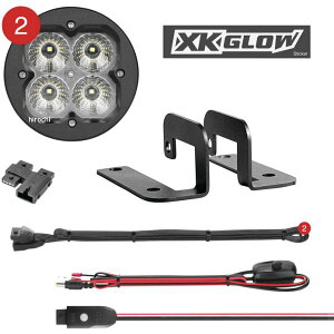 �yUSA�݌ɂ���z XKGLOW Round XKchrome 20w LED �L���[�u���C�g xkgXK065003-FL-KIT HD�X