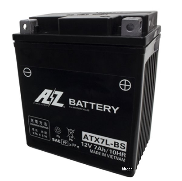  ATX7L-BS エーゼット AZ バッテリー 液入り充電済 4950545351500 HD店