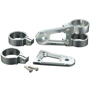 ピーエムシー PMC ビレット ヘッドライトステー タイプ1 43 汎用 アルミ シルバー 131-0032 HD店