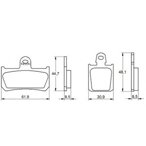 �A�R�T�b�g ACCOSSATO �u���[�L�p�b�h AGPA36 �G�{�����[�V����EV1 MT-01�AV-MAX�AYZF-R1 403-AGPA036-EV1 HD�X