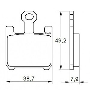 �A�R�T�b�g ACCOSSATO �u���[�L�p�b�h AGPA37 �G�{�����[�V����EV1 ZX-12R�AZX 10R�AZX-6R 403-AGPA037-EV1 HD�X